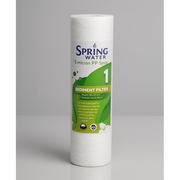 Spring Water 10" 5 Mikron Standart Sediment Filtre
