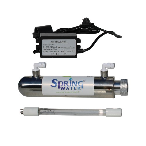 Ultraviyole (UV) Su Sterilizasyon Seti - 14W