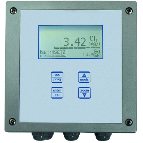 K200CLWM/ BAKİYE KLOR ÖLÇER DUVAR TİP 144X144X90mm