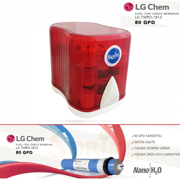 Spring Water Gordion LG Membranlı 10 Aşamalı Su Arıtma Cihazı